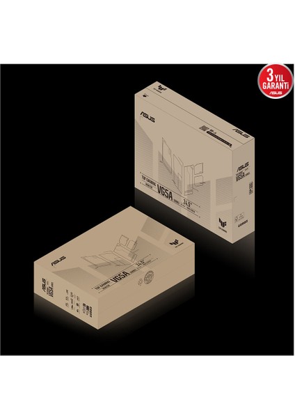 Tuf Gamıng VG259QMR5A 24.5 Fast IPS 1920X1080 0.3ms 310Hz 310Hz Dp HDMI Hoparlör Vesa 3yıl Elmb Sync, 99% Srgb, Gaming Aı Monitör indirimleri