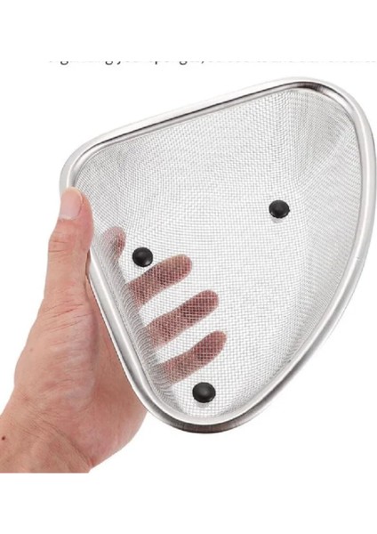 Lavabo Içi Örgülü Süzgeç Sepeti, 3 Litre | Süngerleri Düzenleyin, Yemek Artıklarını Toplayın | Bulaşık Makinesinde Yıkanabilir | Küçük Köşe Sepeti | Buharda Pişirme, Süzme ve Durulama indirimleri