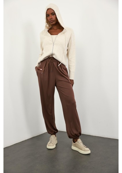 Kahverengi Modal Şalvar Pantolon 40573