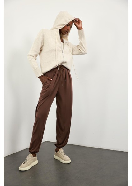Kahverengi Modal Şalvar Pantolon 40573 modelleri