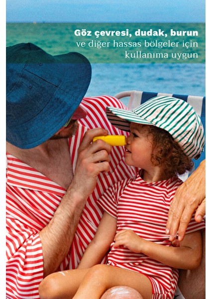 Güneş Koruyucu Stick SPF 50+ Avokado Yağlı 9 ml Tüm Cilt Tipleri İçin Uygun