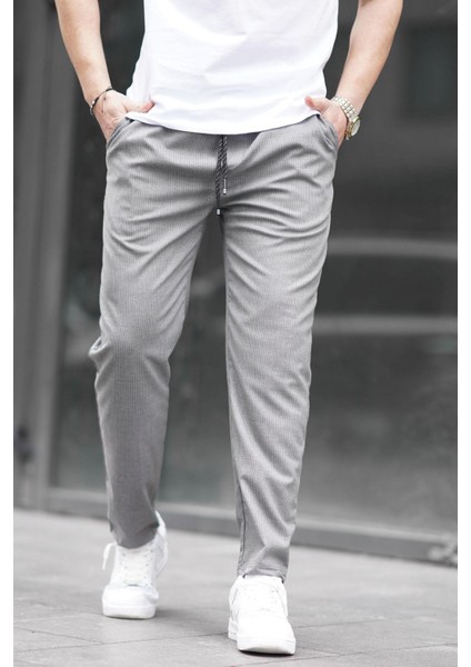 Antrasit Düz Paça Erkek Pantolon 6531