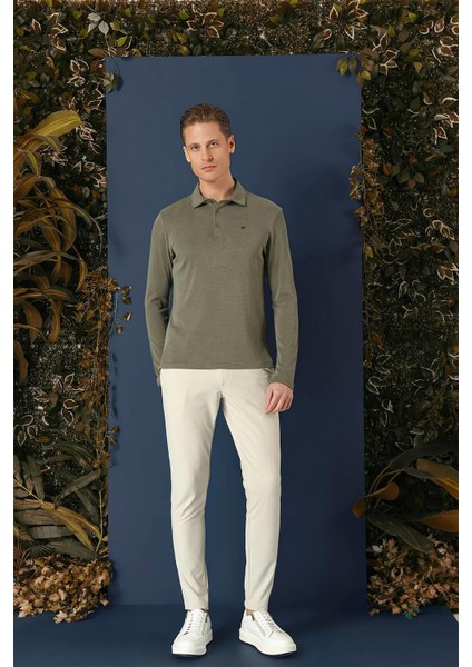 Ts 875 Slim Fit Haki Spor T-Shirt indirimleri