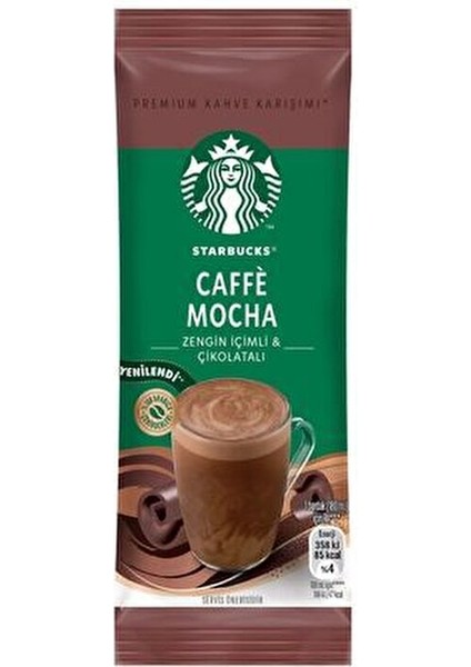 Caffe Mocha 22 gr x 10 Paket Türkiye Menşeli Premium Kahve Karışımı Zengin İçimli ve Çikolatalı fırsatları