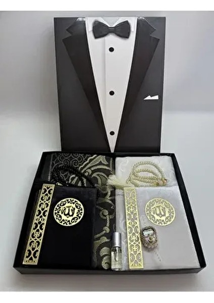 Çeyizlik, Erkek Seti Gelin Bohça Seti, Yasin, Tesbih, Zikir Matik,seccade Seti , Seccade.hediyelik