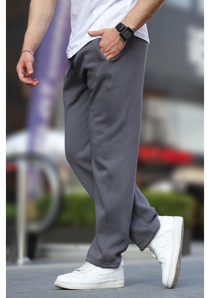 Füme Geniş Kesim Düz Paça Eşofman Altı 6550 modelleri