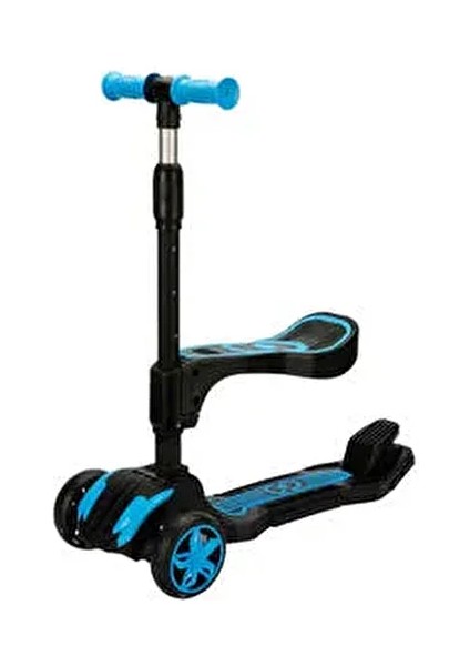 Oturaklı Scooter Işıklı 3 Tekerlekli Combo Scooter 3+ Yaş fiyatları