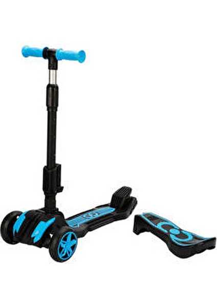 Oturaklı Scooter Işıklı 3 Tekerlekli Combo Scooter 3+ Yaş