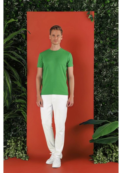 Ts 852 Yeşil Spor T-Shirt