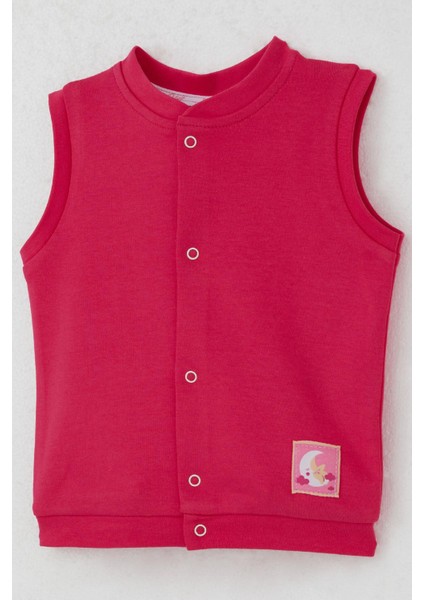 Kız Bebek Yelek Çıtçıtlı Sevimli Uykucu Yıldız 4 Ay-1 Yaş, Pembe modelleri