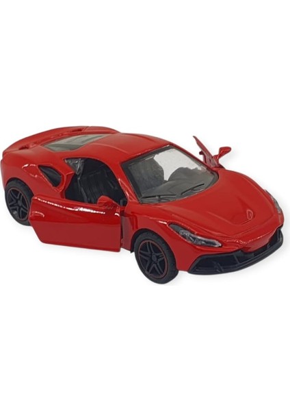 Çek Bırak Araba Metal - 6643-06 - Kırmızı