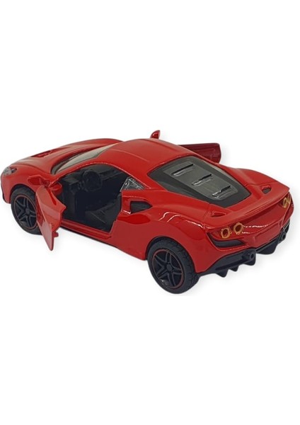 Çek Bırak Araba Metal - 6643-06 - Kırmızı indirimleri