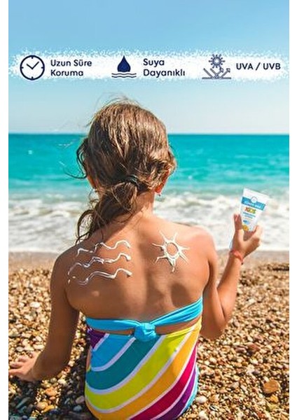 Kids Çocuk Güneş Kremi Spf 50+ Uva Uvb Leke Karşıtı Yüksek Koruma + E Vitamini 50 ml fırsatları