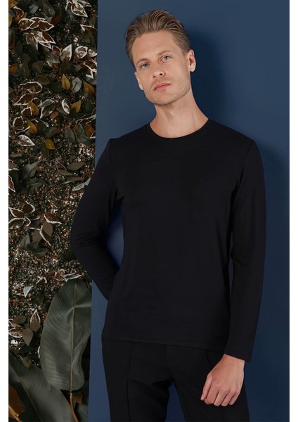 Ts 870 Slim Fit Siyah Spor T-Shirt indirimleri