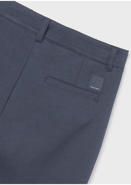 Lacivert Erkek Çocuk Chino Bağcıklı Pantolon 7568 modelleri