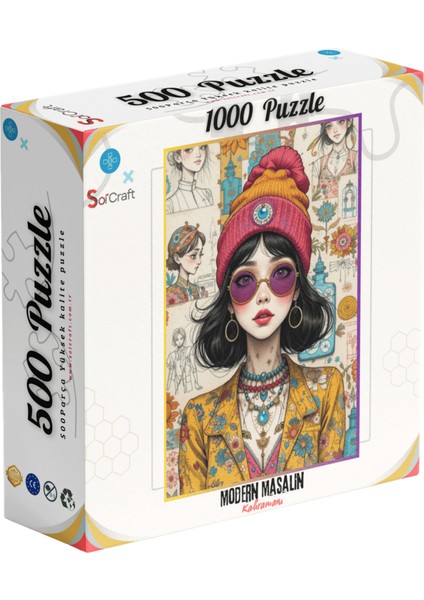 1000 Parça Puzzle Modern Masalın Kahramanı