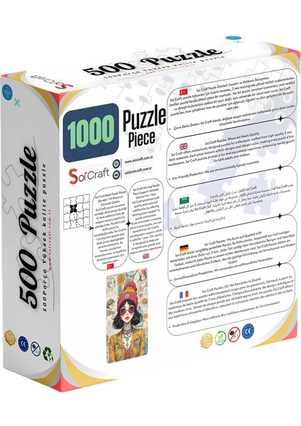 1000 Parça Puzzle Modern Masalın Kahramanı fiyatları