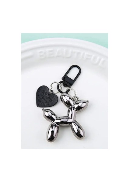 Balon Köpek Figürlü Charm ve Anahtarlık Kadınlar İçin Beyaz Renkli Aksesuar fiyatları