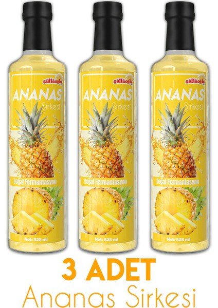 Ananas Sirkesi x 3 Adet 525ML