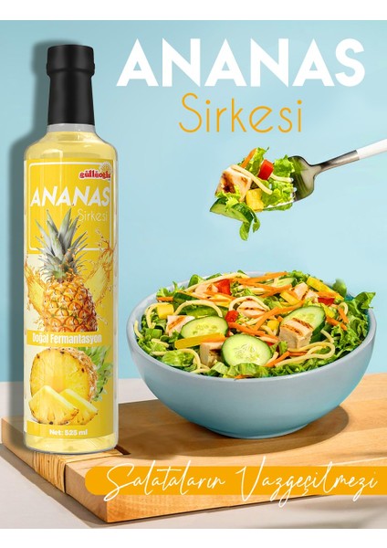 Ananas Sirkesi x 3 Adet 525ML modelleri