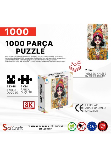 1000 Parça Puzzle Modern Masalın Kahramanı indirimleri