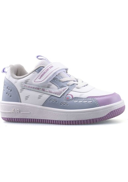 Lambırlent Cırtlı Bağcıklı Unisex Erkek Kız Çocuk Spor Ayakkabı Sneakers 033