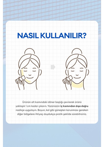 Mat Bitiş Sunan Stick Güneş Koruyucu LAPOTHICELL Airy Fit Sun Stick SPF50+ PA++++