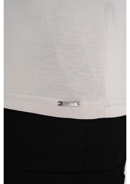 Comfort Fit Polo Yaka Modal Karışım Kısa Kol Casual Taş Tişört Ts 903 indirimleri