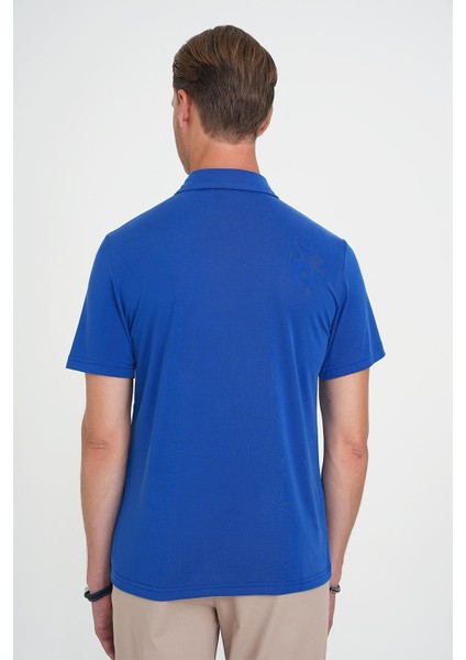Comfort Fit Polo Yaka Modal Karışım Kısa Kol Casual Koyu Mavi Tişört Ts 903 indirimleri