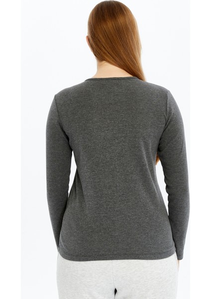 Kadın Uzun Kollu Bisiklet Yaka Tişört indirimleri