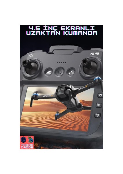 C28S Çift Kamera 4K Hd Kamera LCD Kumandalı 20DK Uçuş 1000M Mesafe Katlanır Drone indirimleri