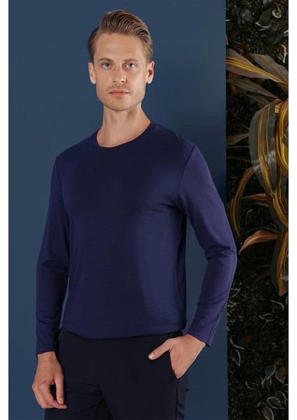 Ts 870 Slim Fit Lacivert Spor T-Shirt fiyatları