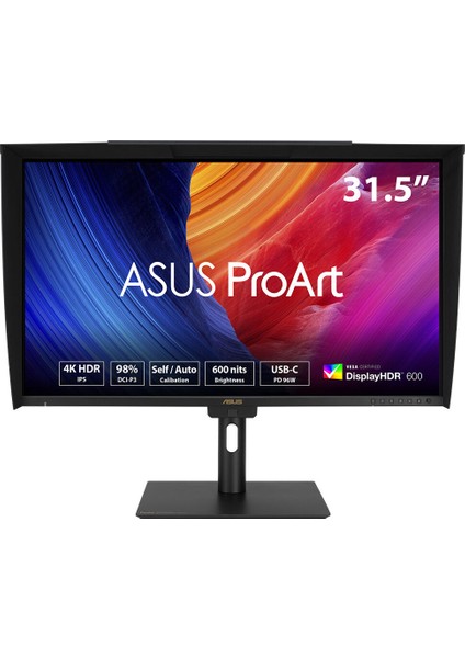 Proart PA32UCE 31.5 IPS 3840X2160 5ms 60Hz 60Hz Dp HDMI Usb-C USB Hoparlör Vesa 3yıl 98% Dcı-P3, Donanımsal Kalibrasyon, Hdr-10, Hlg, Auto Kvm,pd 96W Pıvot Monitör
