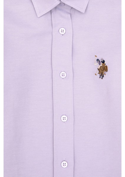 Kız Çocuk Lila Gömlek Basic 50317629-VR245 modelleri