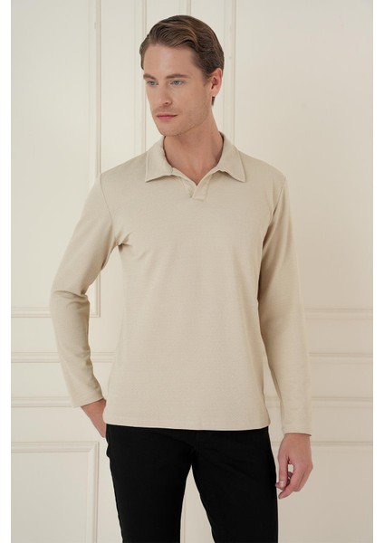 Ts 890 Slim Fit Bej Spor T-Shirt fiyatları