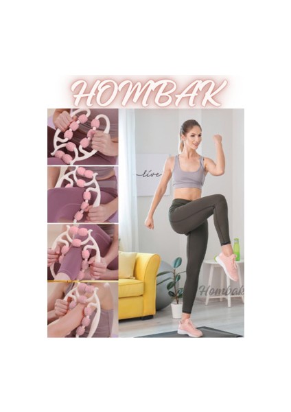 Kas Gevşetici Masaj Aleti 9 Tekerlekli Ayarlanabilir Lenf Drenaj Rulosu Bacak Kol Selülit fiyatları