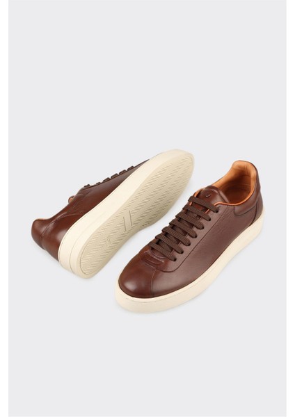 Kahve Deri Erkek Spor Ayakkabı modelleri