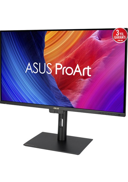 Proart PA32UCE 31.5 IPS 3840X2160 5ms 60Hz 60Hz Dp HDMI Usb-C USB Hoparlör Vesa 3yıl 98% Dcı-P3, Donanımsal Kalibrasyon, Hdr-10, Hlg, Auto Kvm,pd 96W Pıvot Monitör