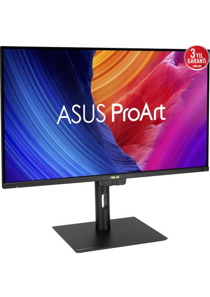 Proart PA32UCE 31.5 IPS 3840X2160 5ms 60Hz 60Hz Dp HDMI Usb-C USB Hoparlör Vesa 3yıl 98% Dcı-P3, Donanımsal Kalibrasyon, Hdr-10, Hlg, Auto Kvm,pd 96W Pıvot Monitör