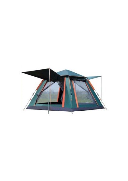 Tenteli 6 Kişilik Tam Otomatik Kamp Çadırı
