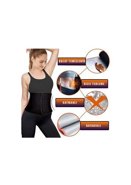 Termal Bel Korsesi Erkek Kadın Korse Zayıflatan Bel Inceltici Terleten Doğum Sonrası Lohusa Göbek