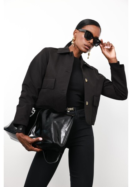 Siyah Gabardin Ceket 0163 indirimleri