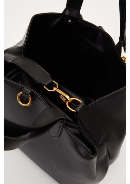 Siyah Cüzdan Detaylı El Çantası modelleri