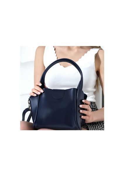 Mıknatıs Kapamalı Yavrulu Su Geçirmez El Kol Omuz Çantası,ekstra Askılı Kadın Çanta Mat