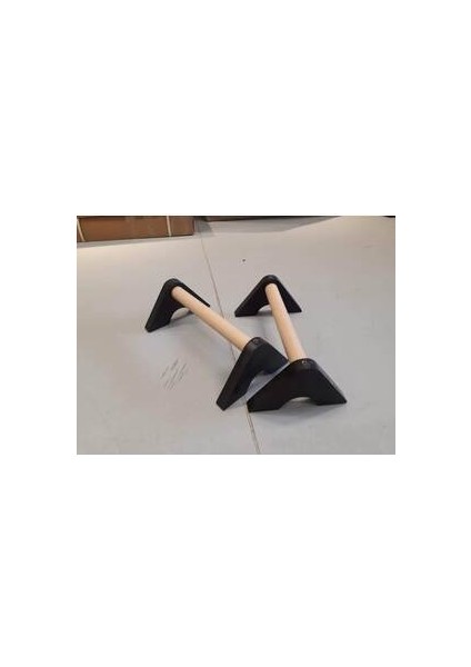 Ahşap Şınav Barı (Amut Barı Siyah)