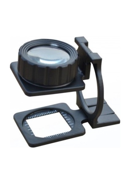 -Tekstilciler Için Kumaş Kontrolü Büyüteç,katlanan 15X