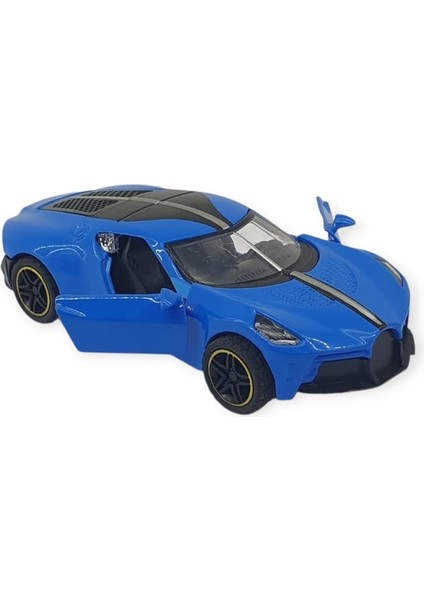 Çek Bırak Araba Metal - 6643-06 - Mavi