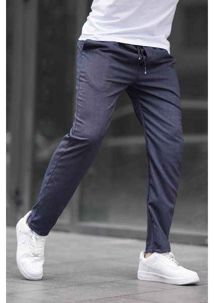 Lacivert Pantolon Erkekler İçin Cepli Dokuma Kumaş 65% Pamuk 6531 fiyatları