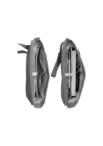 Halwara Mumlu Kanvas & Hakiki Deri Postacı Çantası (Messenger Bag) 22X31 cm / 13 Inç