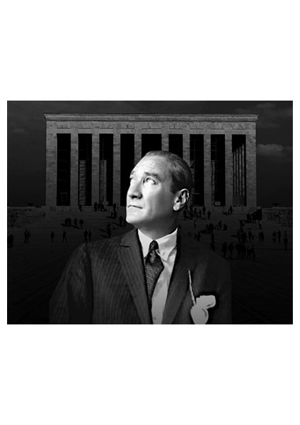 10 Kasım Atatürk'ü Anma Günü,sonsuz Sevgi ve Saygı,okul Etkınlık Kumaşpano 150X200